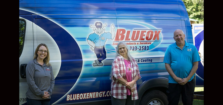 Blueox partners with nonprofit to help homeowner in Oxford area